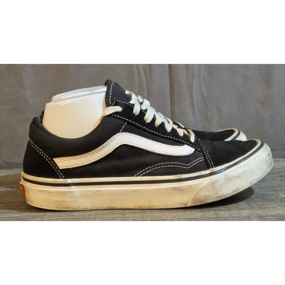 Vans Old Skool Skate Shoes Women's 7.5 Men's 6 Black